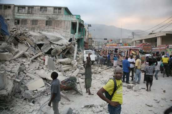 devastación en Puerto Príncipe
