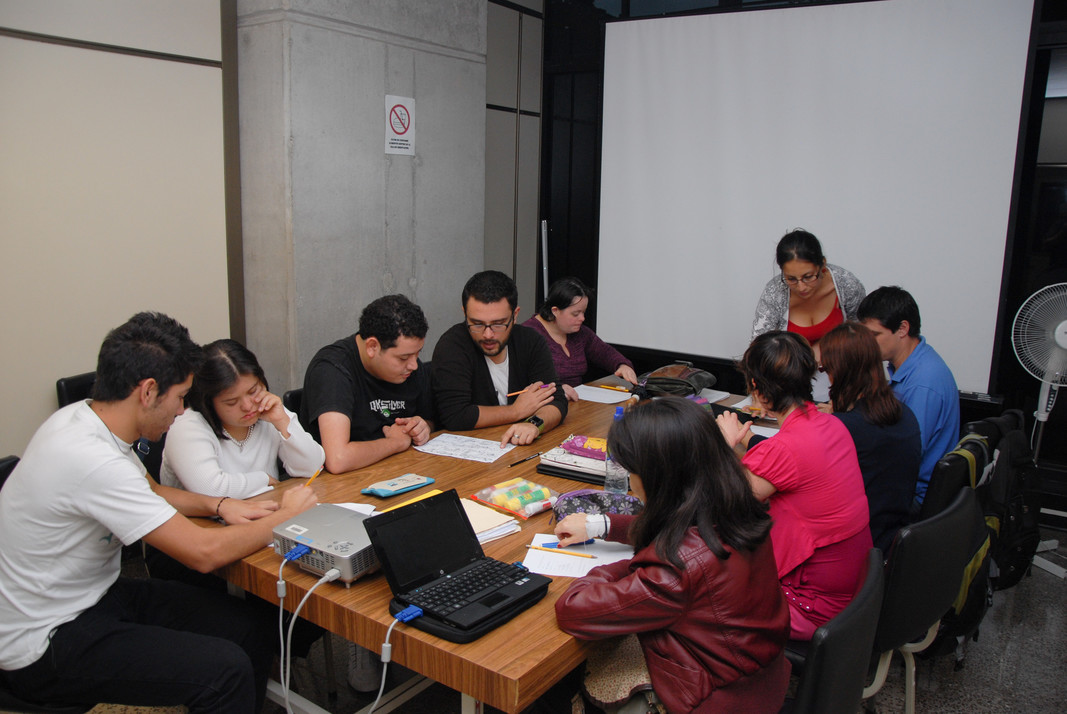 Estudiantes en aula