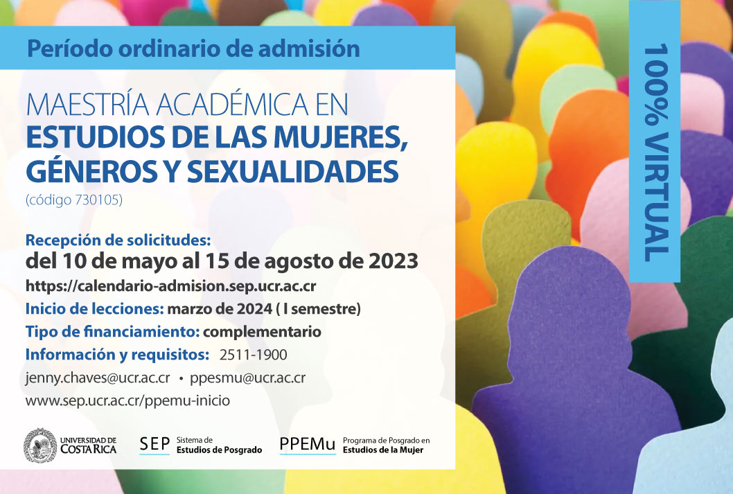  Maestría Académica en Estudios de las Mujeres, Géneros y Sexualidades Modalidad: 100 % virtual …