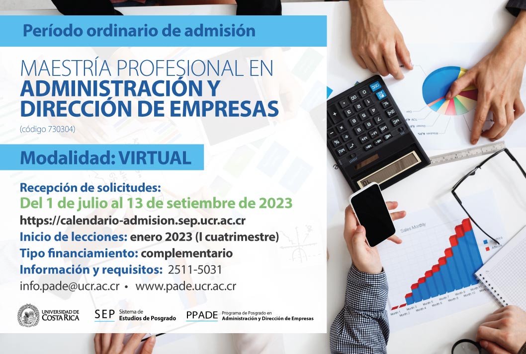  Maestría Profesional en Administración y Dirección de Empresas Modalidad: VIRTUAL   Inicio de …