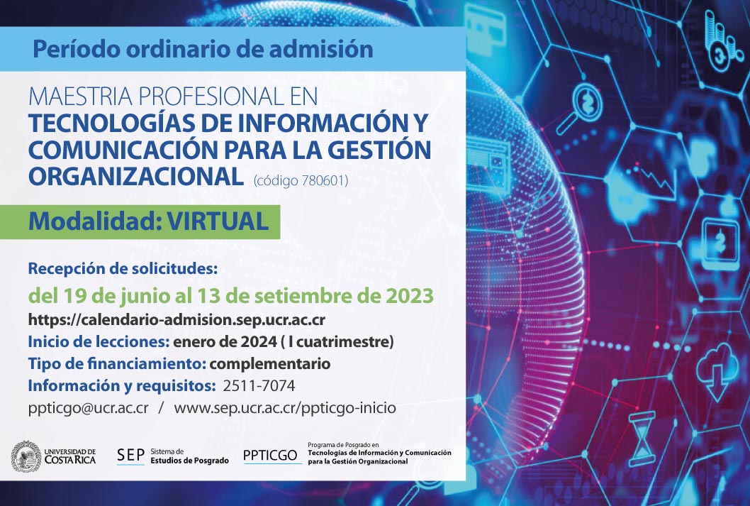   Maestría Profesional en Tecnologías de Información y Comunicación para la Gestión …