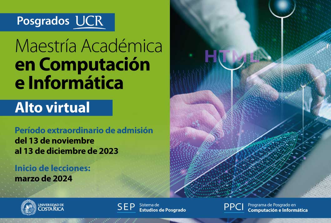   Maestría Académica en Computación e Informática  Alto virtual Período extraordinario de …