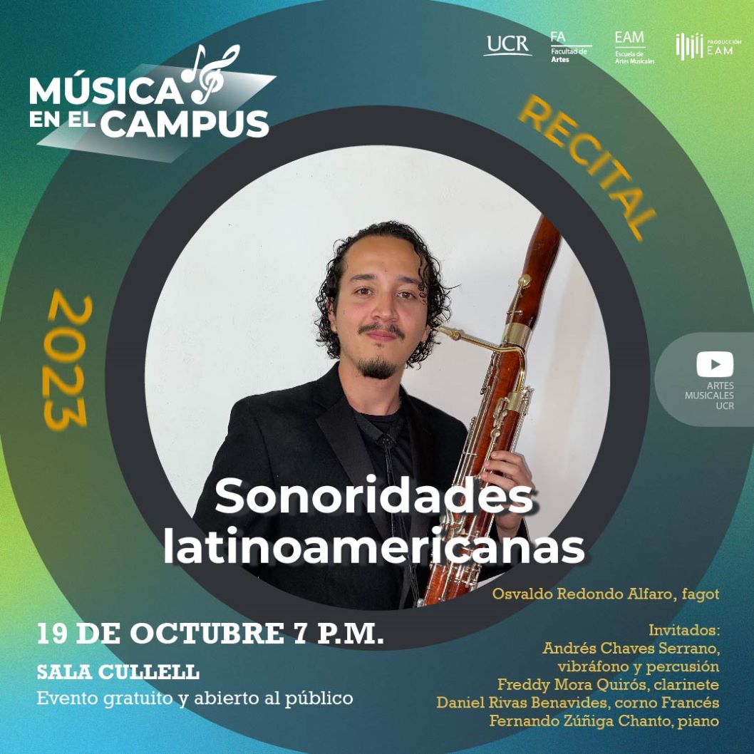  Sonoridades latinoamericanas es un programa de obras originalmente escritas para el fagot, …