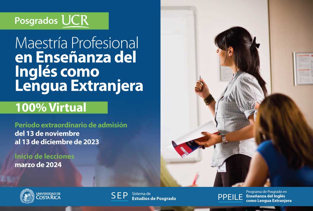  Maestría Profesional en Enseñanza del Inglés como Lengua Extranjera   100% Virtual Período …