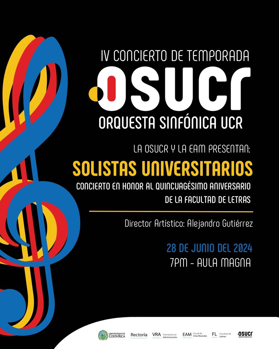 Concierto de la Orquesta Sinfónica de la Universidad de Costa Rica, dirigida por el Maestro Dr. …
