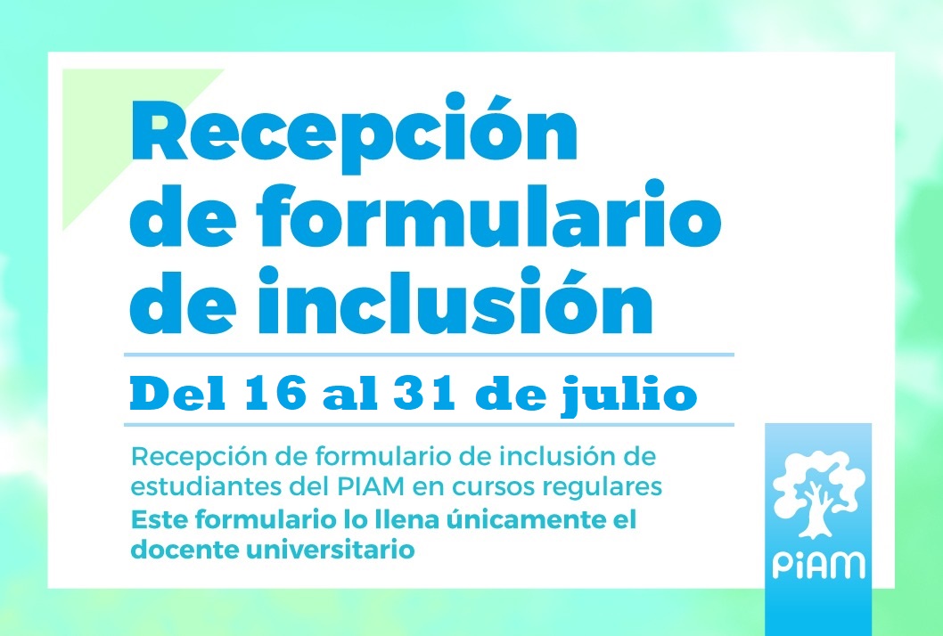  El PIAM le invita a incluir estudiantes mayores de 50 años de edad en los cursos regulares que …