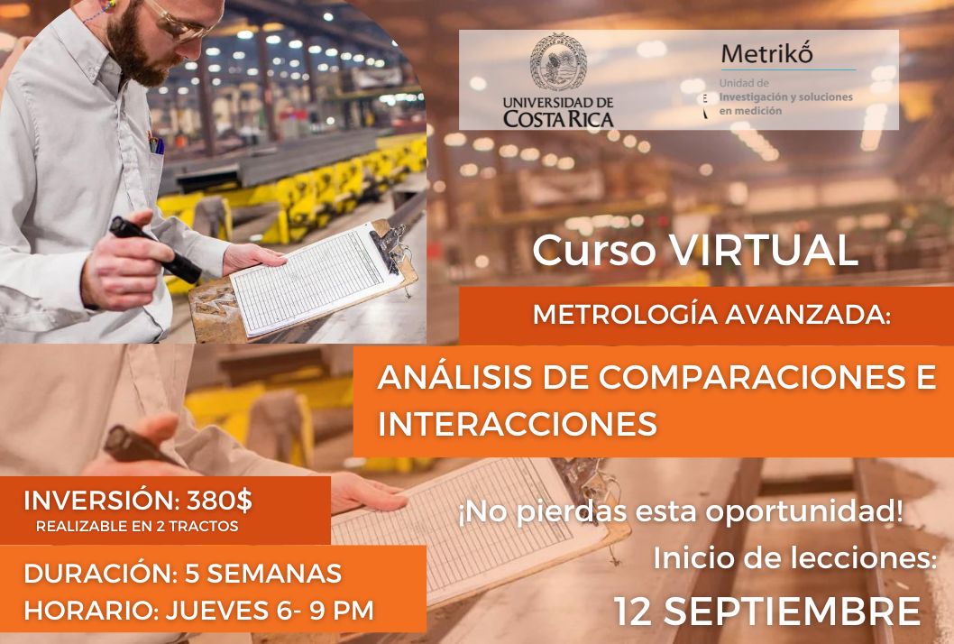  🚀 ¡Nuevo Curso Disponible! Metrología Avanzada: Análisis de Comparaciones e Interacciones 🚀 📚 Lo …