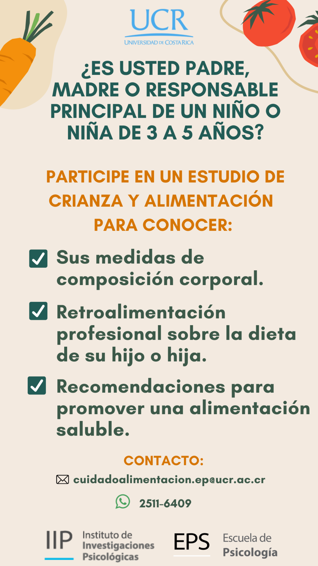  Invitamos a madres, padres o tutores responsables de niños y niñas entre los 3 y los 5 años a …