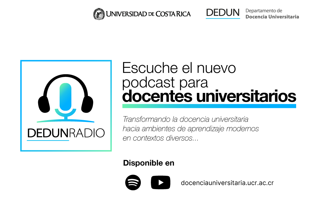  DEDUN Radio es un podcast del Departamento de Docencia Universitaria (DEDUN) de la Universidad …