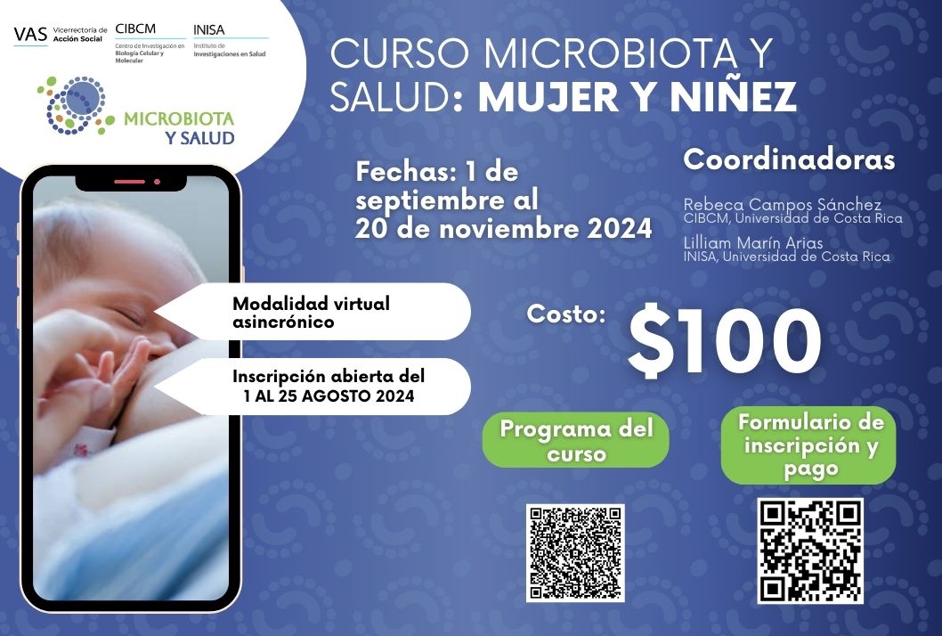  Modalidad virtual, asincrónica.  Fecha del curso: del 1 de septiembre al 20 de noviembre, 2024 