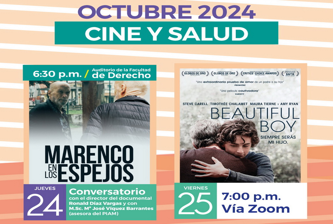  CINE UCR OCTUBRE. CICLO:  "CINE Y SALUD." - Jueves 24 de octubre, 6:30 p. m.: …