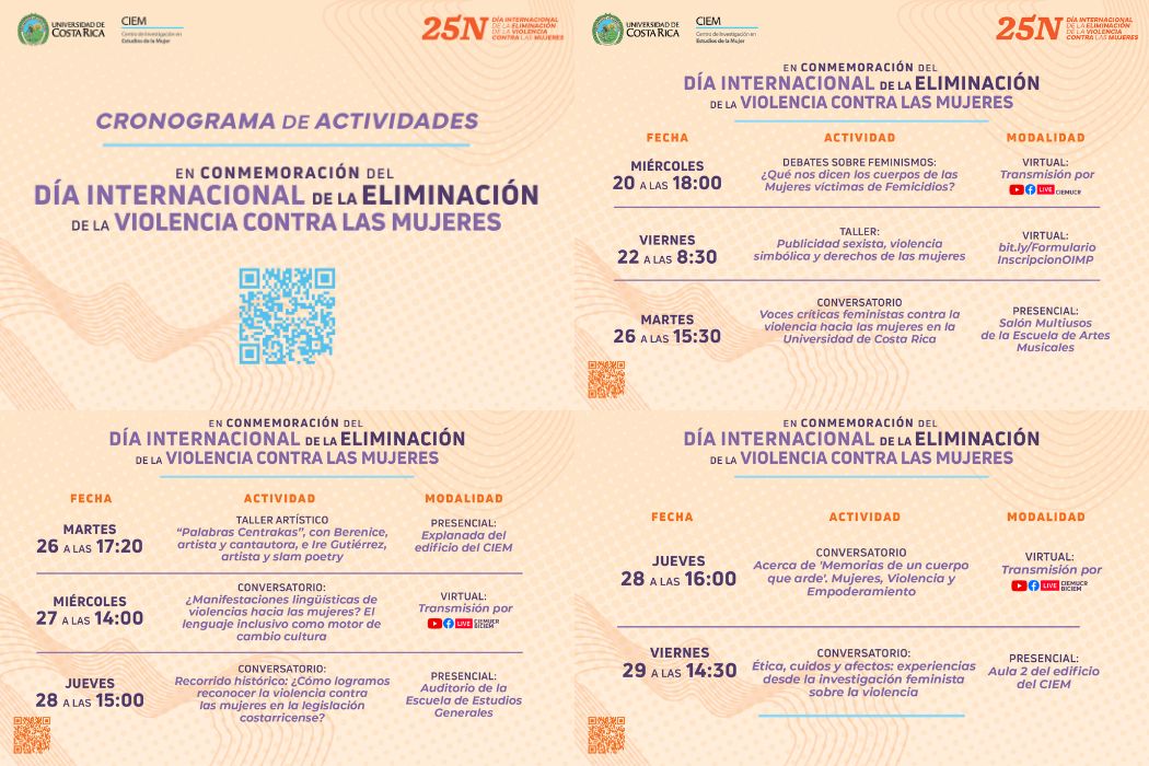  Invitan: CIEM, BICIEM, OIMP, EEG, EPs, Proyecto Debates sobre Feminismos, Proyecto Cero …