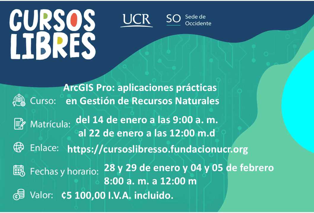  Fecha del curso: 28 y 29 de enero y 4 y 5 de febrero, de 8:00 a. m. a 12:00 m. 