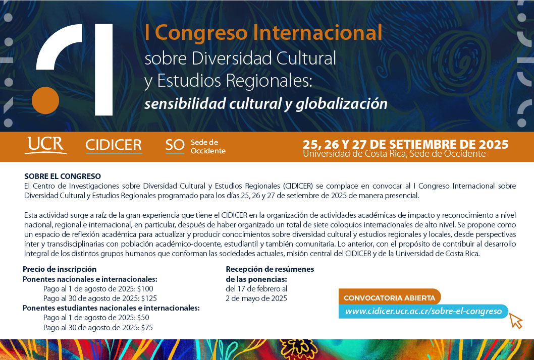  El Centro de Investigaciones sobre Diversidad Cultural y Estudios Regionales (CIDICER) se …