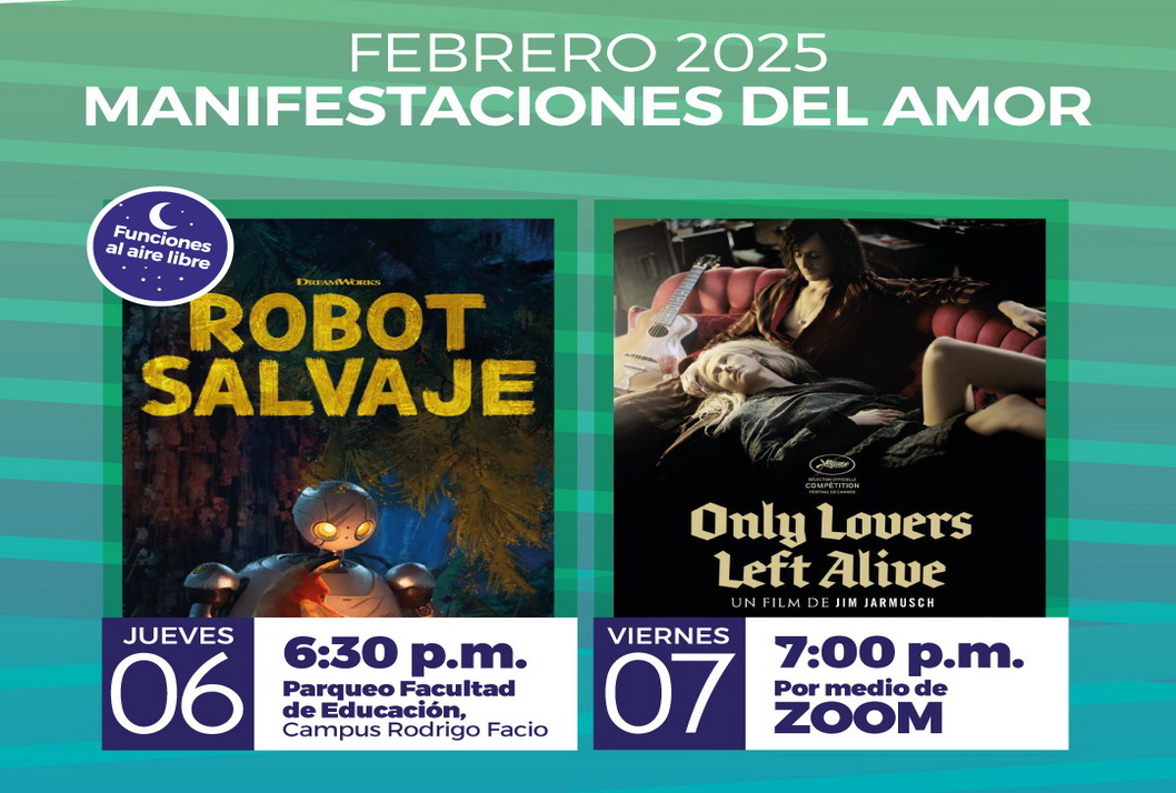   Ciclo cine febrero:  "Manifestaciones de Amor."  Entrada abierta. Sin reservaciones.  …