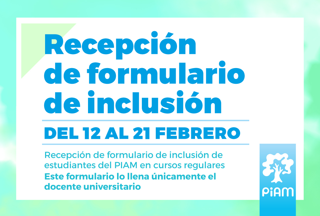  El PIAM le invita a incluir estudiantes mayores de 50 años de edad en los cursos regulares que …