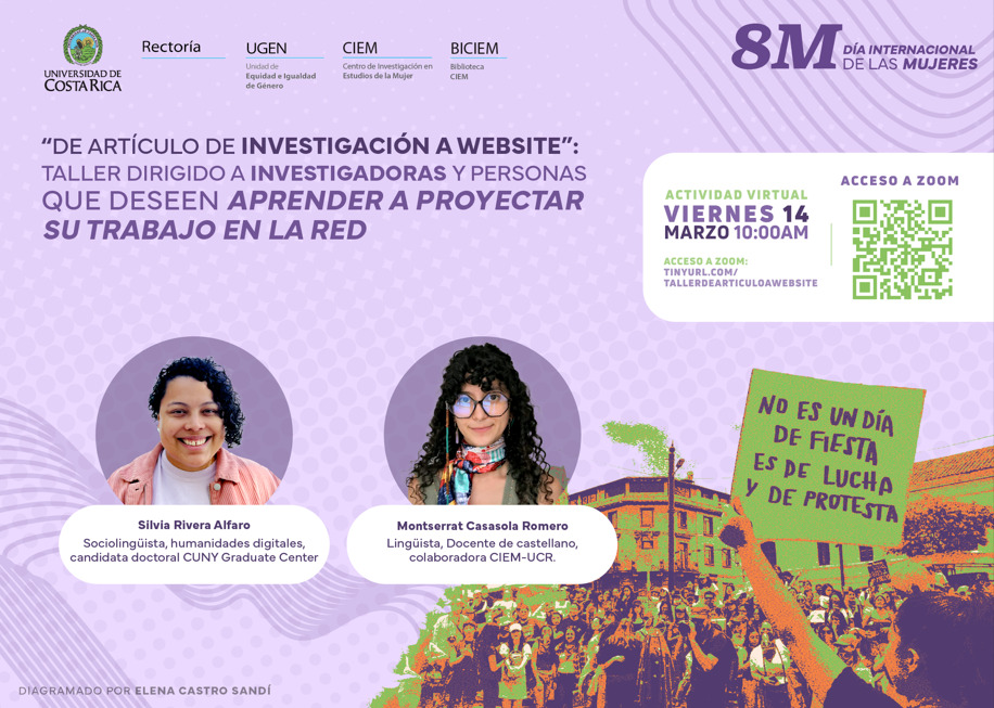     Título: “De artículo de investigación a website”. Taller dirigido a investigadoras y personas …