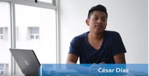 César Díaz, estudiante de Ciencias Políticas y Enseñanza del Castellano y la Literatura de la UCR
