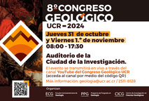  El evento se transmitirá en vivo a través del canal YouTube del Congreso Geológico UCR (acceda …